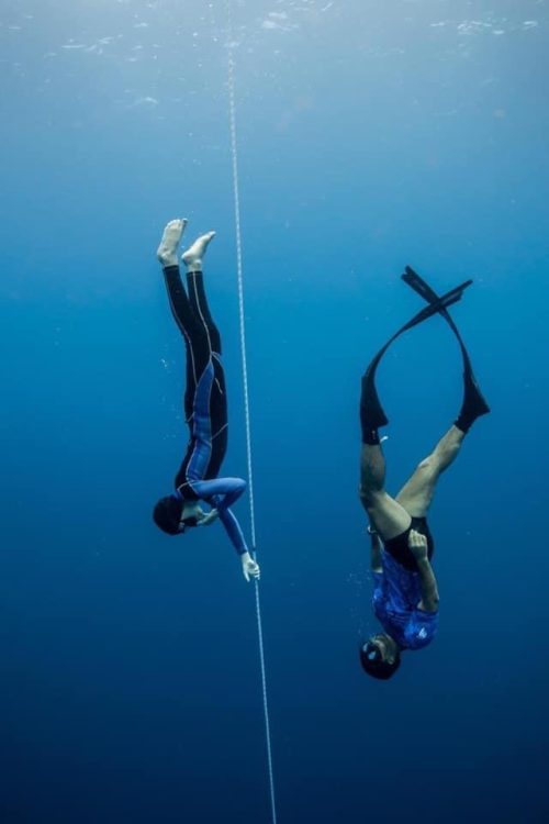 Freediving Training Session